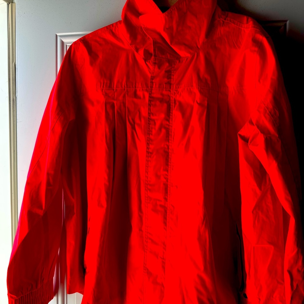 DKNY Raincoat- Red NWT - XL